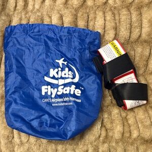 Blue Airplane Safety Harness